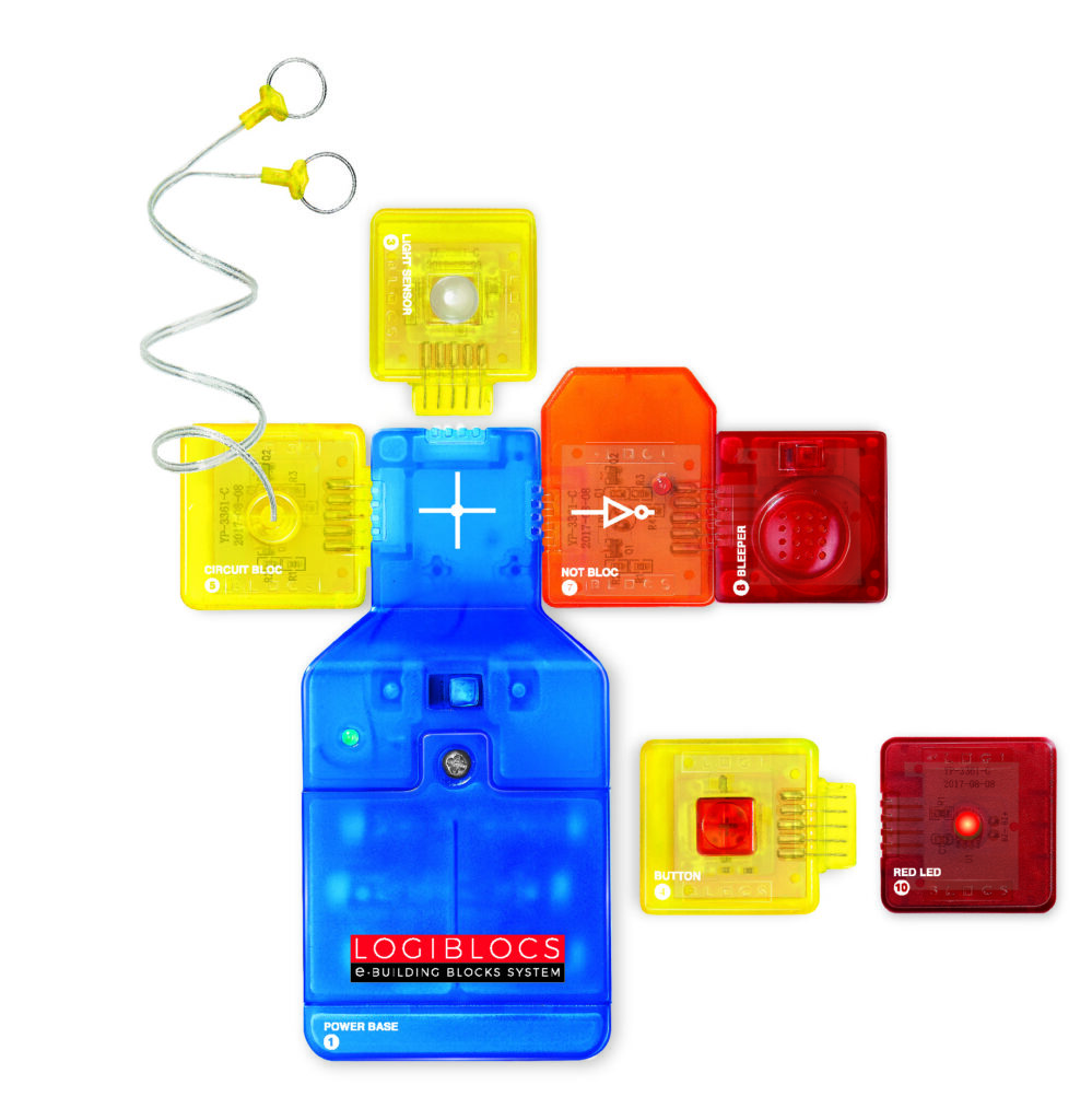 4M Logiblocs Alarm Tech Kit building blocks sample