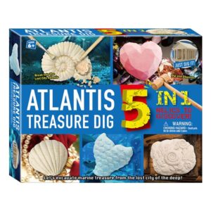 5 in 1 Atlantis Treasure Dig Kit outer box
