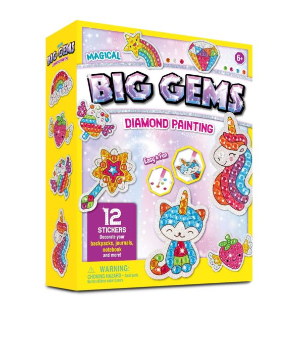 Big Gems Diamond Painting Kit Outer Box Photo Arts & Crafts Kit