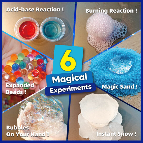 6in1 Magic Science Kit experiment photos that can be done with the kit
